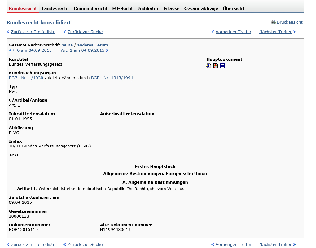 Bundesverfassung